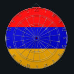 Cible De Fléchettes Tableau avec Drapeau de l'Arménie<br><div class="desc">Ajoutez une touche de fierté arménienne à votre salle de jeux avec notre dartboard exclusif arborant le drapeau de l'Arménie ! Conçu avec une attention minutieuse aux détails, ce tableau de bord est plus qu’une simple activité ludique, c’est une célébration du riche patrimoine et de la fierté culturelle de l’Arménie....</div>