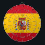 Cible De Fléchettes Tableau avec Drapeau d'Espagne<br><div class="desc">Apportez l'esprit de l'Espagne dans votre salle de jeux avec notre tableau de bord avec le drapeau de l'Espagne! Ce tableau de bord unique présente les couleurs vibrantes du drapeau espagnol, alliant plaisir et fierté nationale dans un design attrayant. Idéal pour les salles de jeux, les bars sportifs ou les...</div>