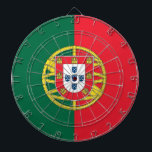 Cible De Fléchettes Tableau avec Drapeau du Portugal<br><div class="desc">Transformez votre salle de jeux en hommage à la fierté portugaise avec notre tableau de bord arborant le drapeau du Portugal! Conçu avec précision et passion, ce tableau de bord affiche fièrement les couleurs vives rouge et vert du drapeau portugais, symbolisant la riche histoire, le patrimoine maritime et l’unité culturelle...</div>
