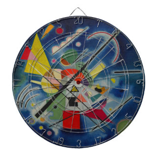 Cible De Fléchettes Tableau bleu de Kandinsky