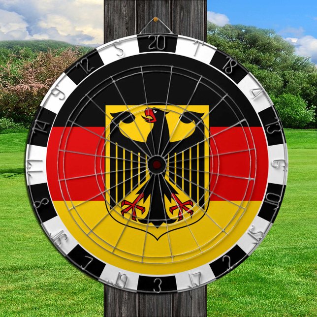 Cible De Fléchettes Tableau de bord Allemagne, tableau de jeu, drapeau (Créateur téléchargé)
