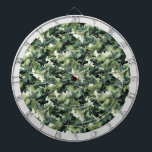 Cible De Fléchettes Tableau de bord de la caméra militaire<br><div class="desc">Ce jeu de tableau de bord est présenté avec un imprimé de camo militaire vert.</div>
