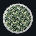 Cible De Fléchettes Tableau de bord de la caméra militaire<br><div class="desc">Ce jeu de tableau de bord est présenté avec un imprimé de camo militaire vert.</div>