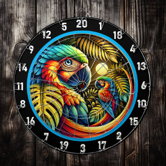 Cible De Fléchettes Tableau de bord de perroquet tropical pour décorat