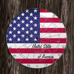 Cible De Fléchettes Tableau de bord du drapeau américain, États-Unis d<br><div class="desc">Dartboard : Etats-Unis d'Amérique et American flag dart board jeu - amour mon pays,  famille - jeux de vacances,  fête des pères,  patriotes / fan de sport</div>