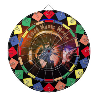 Cible De Fléchettes Tableau de bord du monde de la musique