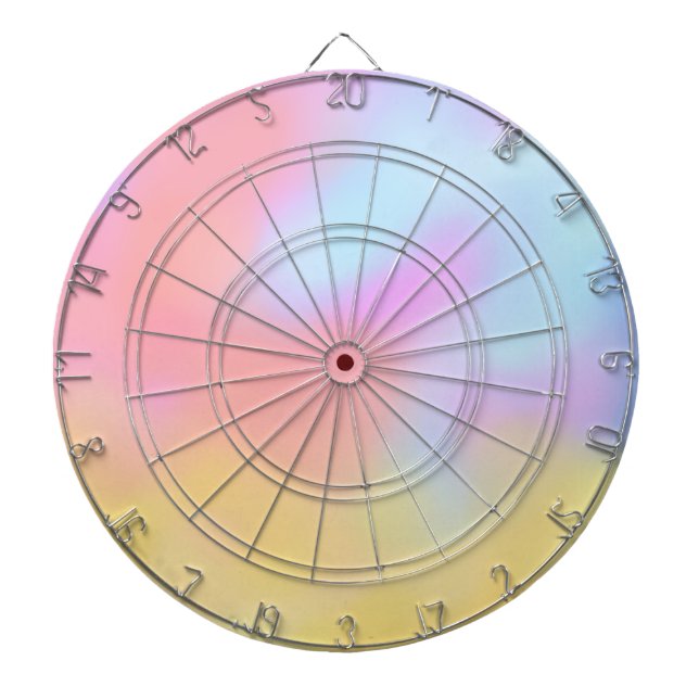 Cible De Fléchettes tableau de bord du nuage arc-en-ciel (Devant)