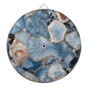 Cible De Fléchettes Tableau de bord en marbre d'Agate
