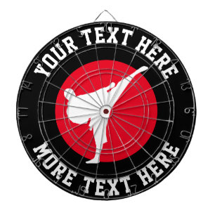 Cible De Fléchettes Tableau de bord karaté personnalisé avec design 