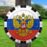 Cible De Fléchettes Tableau de bord Russie & Drapeau russe / plateau d<br><div class="desc">Tableau de bord : fléchettes de drapeau russe,  jeux de famille - amour mon pays,  jeux d'été,  vacances,  fête des pères,  fête d'anniversaire,  étudiants / fans de sports</div>