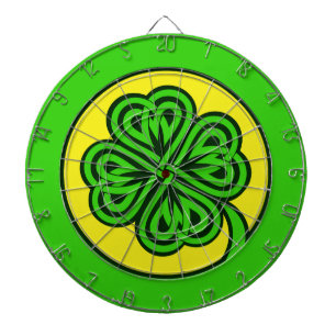 Cible De Fléchettes Tableau de bord Shamrock tribal