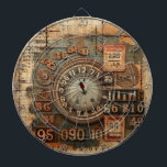 Cible De Fléchettes Tableau de bord vintage de la masse industrielle<br><div class="desc">Tableau de bord de grunge industriel vintage</div>