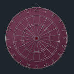 Cible De Fléchettes Tableau noir Bourgogne personnalisé<br><div class="desc">Élevez votre jeu de fléchettes avec ce Custom Burgundy Dartboard. Conçu pour le style et la précision, ce tableau de bord est doté d'un riche arrière - plan bordeaux qui ajoute de l'élégance à toute salle de jeux ou bureau. Les matériaux de haute qualité assurent durabilité et performance constante, ce...</div>