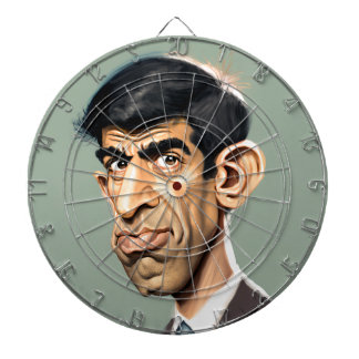 Cible De Fléchettes Tableau noir Rishi Sunak 2