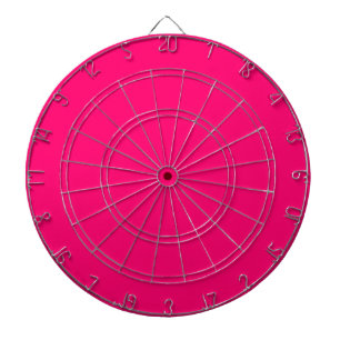 Cible De Fléchettes Tableau noir rose néon personnalisé - Unique et él