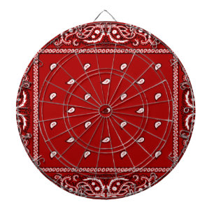 Cible De Fléchettes Tableau rouge de Bandana