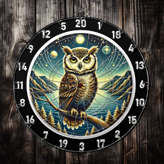 Cible De Fléchettes Tablier Lune Sagesse Dartboard