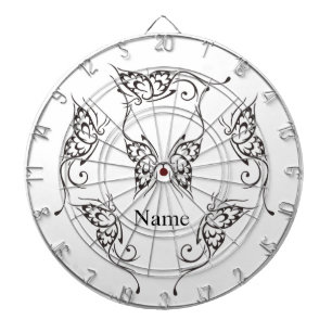 Cible De Fléchettes Tatouage papillon stylisé Thunder_Cove