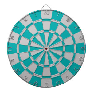 Cible De Fléchettes Teal et gris