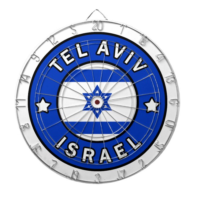 Cible De Fléchettes Tel Aviv Israël (Devant)