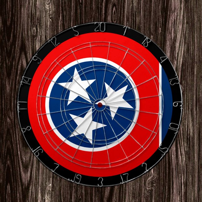 Cible De Fléchettes Tennessee Flag Dartboard & Tennessee / jeu (Créateur téléchargé)