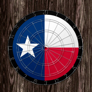 Cible De Fléchettes Texas Flag Dartboard & Texas / USA game board