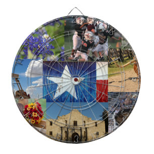 Cible De Fléchettes Texas Photo Mosaic