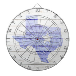 Cible De Fléchettes Texas State Faux Wood 