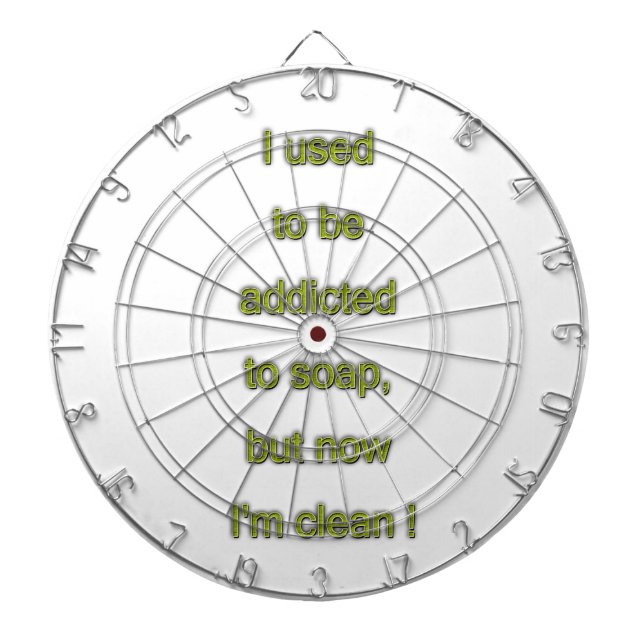 Cible De Fléchettes Texte drôle de savon (Devant)
