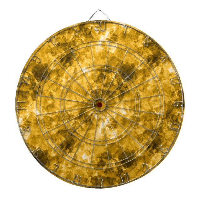 Cible De Fléchettes Texture crumplée jaune (Devant)