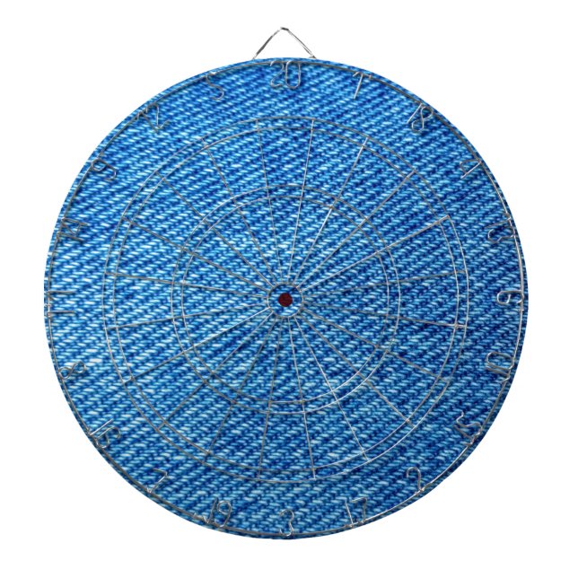 Cible De Fléchettes Texture de Denim bleu (Devant)