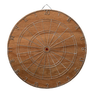 Cible De Fléchettes texture du bois