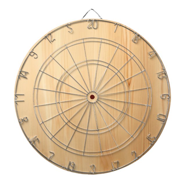 Cible De Fléchettes Texture en bois blond (Devant)
