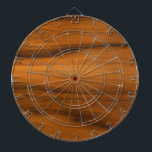 Cible De Fléchettes Texture en bois Brown<br><div class="desc">Un design minimaliste avec une texture de bois brun.</div>