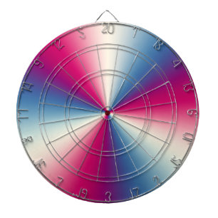 Cible De Fléchettes Texture métallique brillante