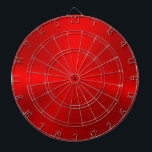 Cible De Fléchettes Texture rouge métallique minimaliste<br><div class="desc">Elégante texture rouge métallique look aluminium brossé. Design minimaliste simple et moderne,  élégant.</div>