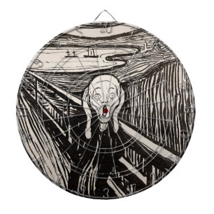 Cible De Fléchettes The Scream (1895) Edvard Munch Woodcut Art