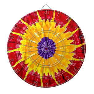 Cible De Fléchettes tiedye