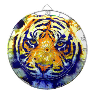 Cible De Fléchettes Tiger Eyes Pop Art