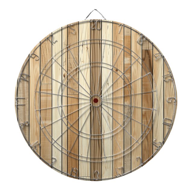 Cible De Fléchettes Tissu de bois (Devant)