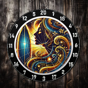 Cible De Fléchettes Titre : L'évasion d'or du cavalier