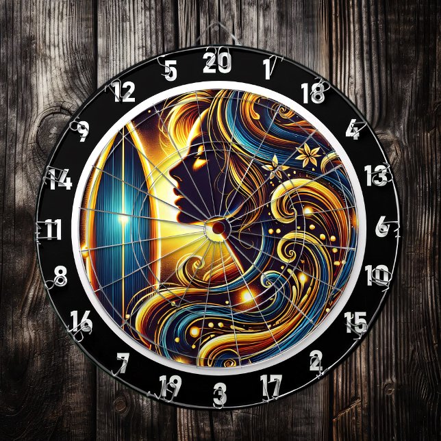 Cible De Fléchettes Titre : L'évasion d'or du cavalier (Créateur téléchargé)