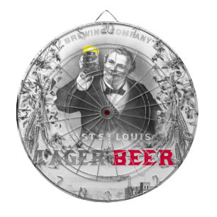 Cible De Fléchettes Toasting East St Louis Camp Beer Dartboard
