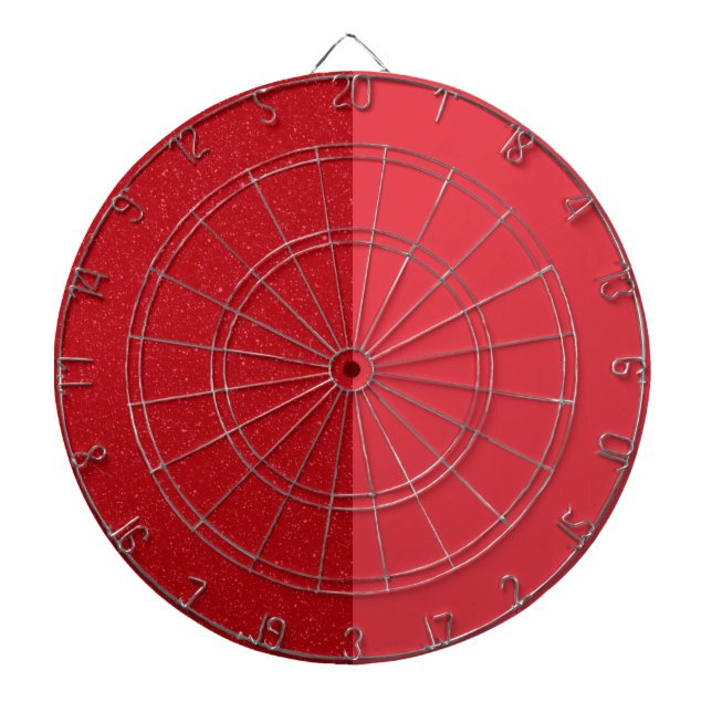 Cible De Fléchettes Tomato Red Split Dartboard – Customizable (Devant)