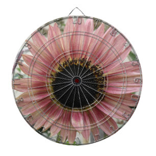 Cible De Fléchettes Tournesol rose pâle