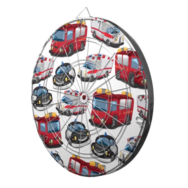 Cible De Fléchettes Transport des services de police, d'ambulance et d (Devant droit)