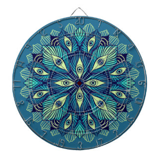 Cible De Fléchettes Trippy Psychedelic Eyes Floral Art - Surreal Eyes