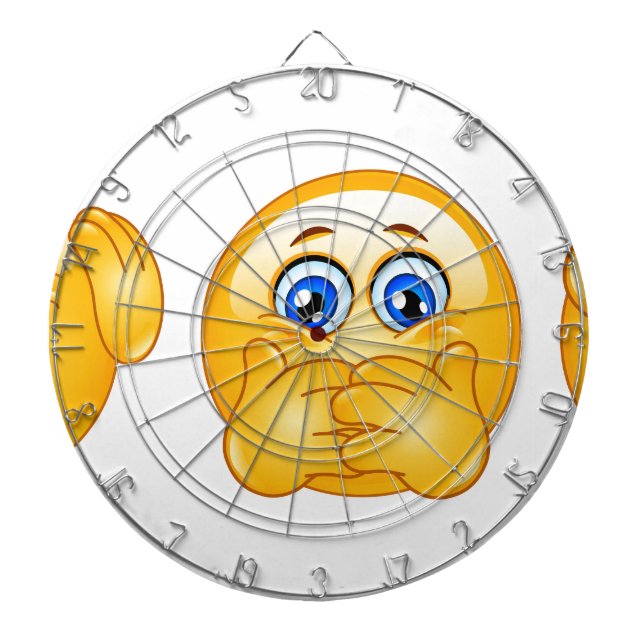 Cible De Fléchettes trois émoticônes (Devant)