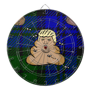 Cible De Fléchettes trump plaid poop