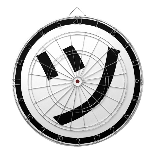 Cible De Fléchettes ㋡ Tsu Kana Katakana Smiling Emoji / Emoticon (Devant)